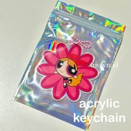 Acrylic keychain pumpkin power puff Girl