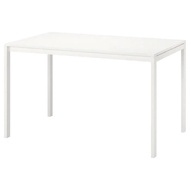 meja makan 2 orang Melltorp Table/Meja makan white 75cmx75cm 1set - Table Top + Kaki