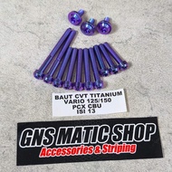 Cvt bolts Vario 125/150/pcx cbu (contents13) cvt screw