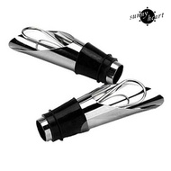 [SH]Stainless Steel Liquor Pourer Free Flow Wine Bottle Bar Tools with Stopper Set