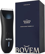 BOVEM Globe Trimmer 2.0 - Waterproof Groin Hair Trimmer For Men, Electric Razor for Men Pubic Hair a