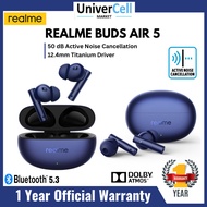 Realme Buds Air 5 True Wireless Active Noise Cancelling Earbuds | Dynamic Bass Boost | 12.4mm Titanium Driver