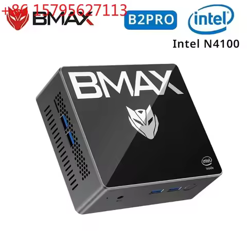 BMAX B2 Pro Mini PC Windows 11 PRO OS PC All In One HDMI Intel N4100 8GB RAM 256GB SSD Intel UHD Gra