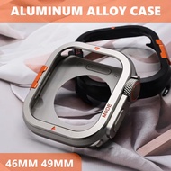 Aluminum Alloy Protective Case for iWatch Series 10 46mm Ultra 2/1 49mm Cover Bumper Frame for iWatc