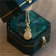 [New Product Special Offer] Opal Stone Opal Jewelry High-grade Opal Stone Fire Color Opal Light Luxu