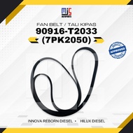Fan Belt 7PK2050 Innova Reborn Diesel Hilux Diesel FanTALI 90916-T2033