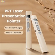 FENGHE Laser Pointer Clicker, 2.4GHz Meeting Wireless Flip Pen Clicker, Durable Remote Presentation 