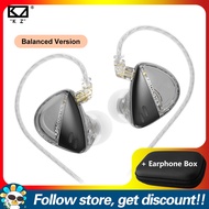 KZ X Angelears Libra In-Ear Earphone Add Faaeal PU Square Storage Box 2Pin Detechable DJ Monitors No