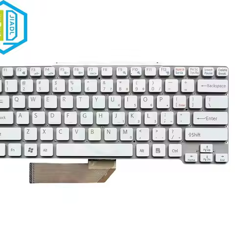 Keyboard US English Laptop Keyboard for Sony VGN-SR VGN-SR190 VGN-SR290 White Keyboard No Backlight 