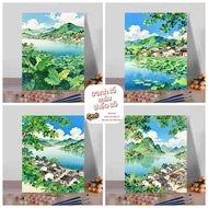 Sawg-stretched frame-32*40/40*50cm/50-60cm-coloring by number painting-digital painting-digital colo