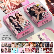 Blackpink 7th Anniversary Album Photocard Lisa Rose Jennie Lomo Card 30pcs/box