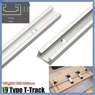 AKIYAMAMIO 1Pcs T-Track, Aluminium Alloy T Slider Fixture Slot Slide T-Slot Track, Slide Guide Rail 