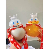 Botol Minum Mixue Snow King Bahan Plastik Tumblr Wang 1400Ml |