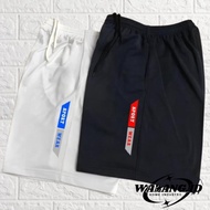 ANTI-FADE unisex gym run jogging sports shorts made of lotto material