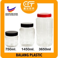 YFP Balang kosong /Balang Kuih Plastik Pet container/Balang Biskut