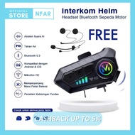Best Seller - Intercom Y10 Helmet Headset Motorcycle Bluetooth 5.3 Waterproof Ipx6 Waterproof