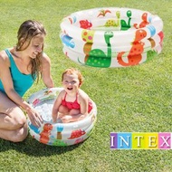INTEX 57106 恐龍嬰兒充氣游泳池水池 露台 天台 [平行進口]