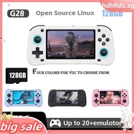 G28 Retro Handheld Video Game Console 128G 4.3 Inch HD Screen Linux Game Player Portable Game Contro