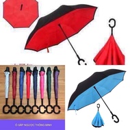 Ô Dù Gấp Ngược Dùng Cho Ô Tô Ô Dù Đóng Mở Ngược Thông Minh Ô Dù Xếp Ngược