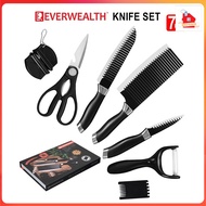 Good Quality Sharp Knife Kitchen Cleaver Slicing Chef Knife 7Pcs Gift Set (Knife+Peeler+Scissor)