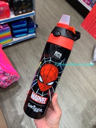 กระติกน้ำ เก็บร้อน กดเปิด Smiggle steel water bottle Flip Spout 520ml -spiderman