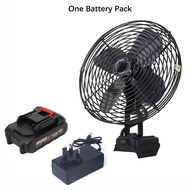 XUGEL Cordless Fan Rechargeable Portable Brushless 21V Heavy Duty Fan 2000mAh Makita Type Durable St
