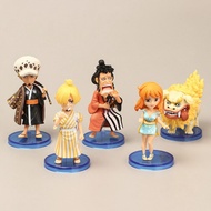 Banda Usopp Zoro Nami Mainan Boneka Miniatur Mobil Anime Pvc Luffy