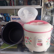 Rice Cooker MIYAKO MCM-507 / Magic Com 3 in 1 White Pink 1.8 Liter 1.5 kg Rice Cooker MCM 507