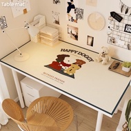 Student Desk Waterproof Oiled Tablecloth Office Desk Mat Cute Children Study Desk Mat