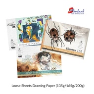 Benchmark A3 Drawing Paper 135GSM 165GSM 200GSM Art Paper Sketching Painting Paper Art Studio School