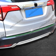Stainless Steel Car Rear Trunk Door Decoration Cover Sticker Strip Trim for Honda HRV HR-V Vezel 201