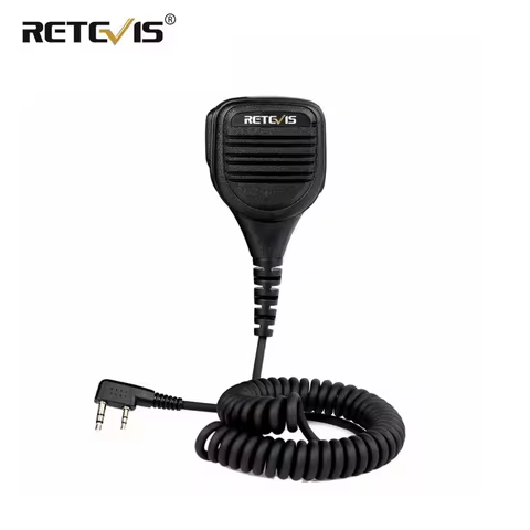 Retevis Speaker Noise-cancelling Microphone With 3.5mm Audio Jack PTT For Kenwood RT5R H777 For Baof