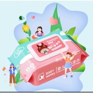Baby Wet Wipes Non-Alcoholic Tissue/ Fragrance-Free Tissue/ 80 Sheets Baby Wipes Tissue / Non-Alcoho