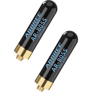 ABBREE Ham Radio Antenna Dual Band VHF/UHF 144/430Mhz 1.96inch AR-805S SMA- Female Long Range Stubby