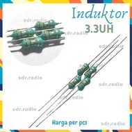 Inductor Axial 3.3 uH Inductor Color Ring 3.3uH 1/ 2 watt 3300nh 3.3uH 3.3 uH best quality 3300 nH