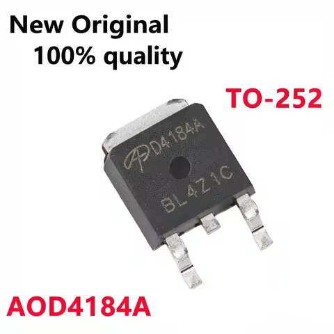 10-50/PCS New Original D4184A AOD4184A TO-252 N-channel Field-effect transistor In Stock