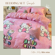 Bộ Ga Gối Hello Kitty Bốn Mùa Đủ Size