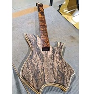 Amboyna Burl Wood export quality 24 A1 Electric Guitar fretboard material