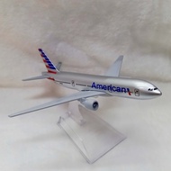 Airlines B777 Diecast Model Airplane 6” w/ Stand | Aircraft Toy Gift