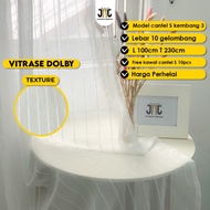 Tirai Vitrase gorden minimalis sheer kain transparan H Collections