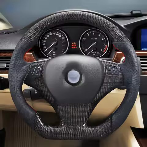 For BMW 3 Series 335i (E90/E91/E92/E93) Carbon Fiber Steering Wheel with RPM Display