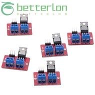 BETTER-LONTIME 5pcs Driver Module, IRF520 red MOSFET, irf520 mosfet Button Drive for Arduino MCU ARM