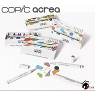 Japan COPIC acrea Color Pen Set Paint Water-Based Marker Illustration/Drawing/Handbook-Bright Style/
