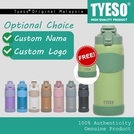TYESO Vacuum Insulated Tumbler Straw Bottle With Handle Keep Hot Cold Ice Add On Custom Name
