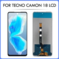 6.8 "สำหรับ Tecno Camon 18 CH6n จอแสดงผล LCD แบบสัมผัสหน้าจอประกอบทดแทน Digitizer กระจกผู้ชายสำหรับ