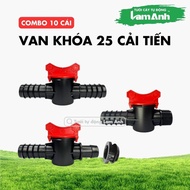 Combo of 10 SUNDRIP Valves 25mm - regular lock valve / external thread 27 to 25mm / starter valve wi