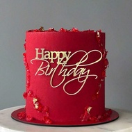 1 cái/3 cái/6 cái Đồ trang trí bánh sinh nhật vui vẻ cho tiệc sinh nhật B Aby Trang trí mặt bánh bằn