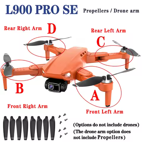 L900 Pro SE Mini Drone Original Propellers Spare Part for L900pro se Paddles Drone Arm Replacement A