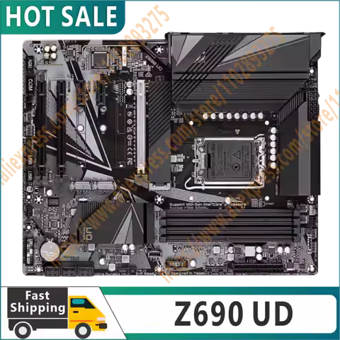 100% original test motherboard Z690 UD DDR5 LGA1700, supporting 12th generation processor 12600 1270