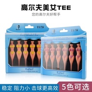 Dalam stok # Pin Bola Golf Bola T Model Cantik Pemegang Bola Berkotak Tee Bola Plastik Bekalan Padan